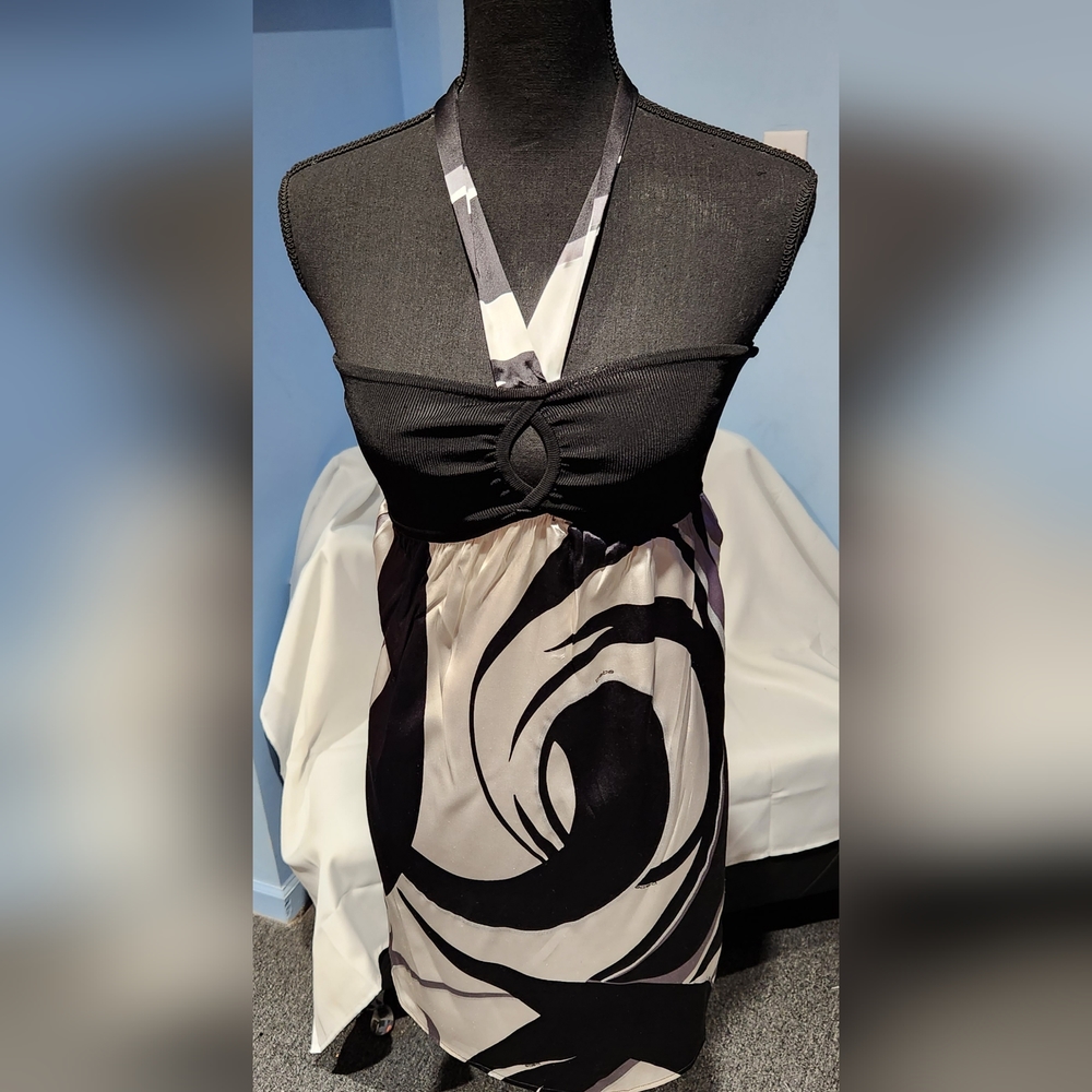 Bebe Sexy Silk Mini Dress